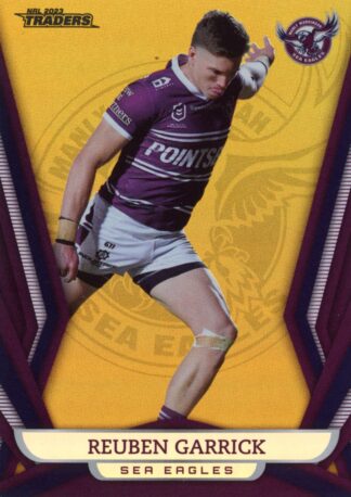 2023 NRL Traders Gold Pearl Specials - GS055 Reuben Garrick Manly Sea Eagles