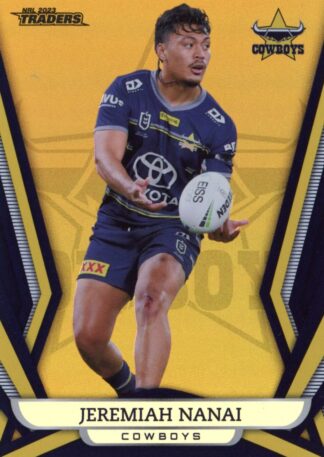 2023 NRL Traders Gold Pearl Specials - GS086 Jeremiah Nanai North QLD Cowboys