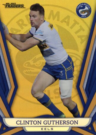 2023 NRL Traders Gold Pearl Specials - GS094 Clinton Gutherson Parramatta Eels