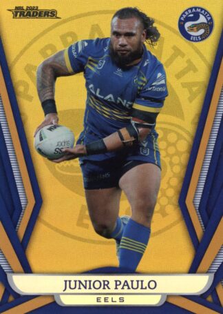 2023 NRL Traders Gold Pearl Specials - GS098 Junior Paulo Parramatta Eels