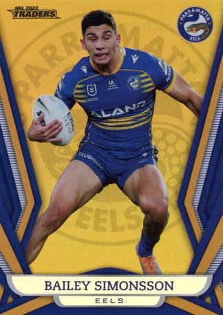 2023 NRL Traders Gold Pearl Specials - GS100 Bailey Simonsson Parramatta Eels