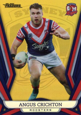 2023 NRL Traders Gold Pearl Specials - GS132 Angus Crichton Sydney Roosters