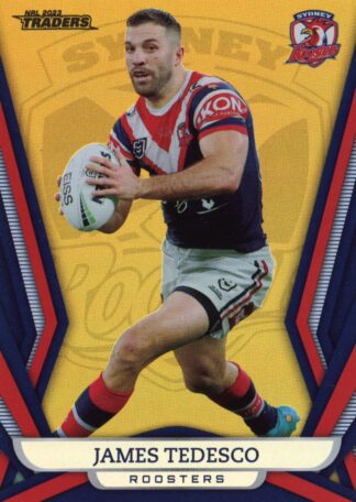2023 NRL Traders Gold Pearl Specials - GS136 James Tedesco Sydney Roosters