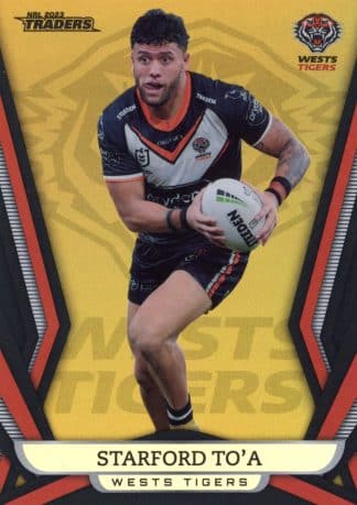 2023 NRL Traders Gold Pearl Specials - GS158 Starford To`a Wests Tigers