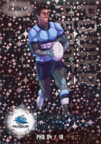 2023 NRL Traders Power Heroes Black - PHB04 Nicholas Hynes Cronulla Sharks