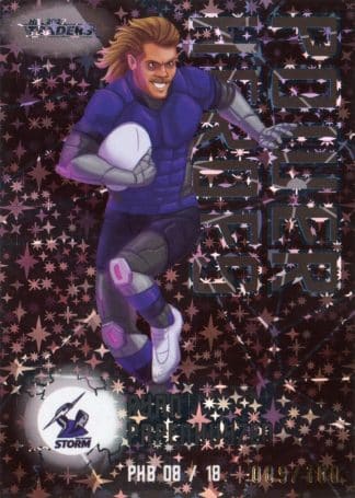 2023 NRL Traders Power Heroes Black - PHB08 Ryan Papenhuyzen Melbourne Storm