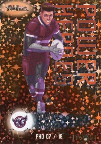 2023 NRL Traders Power Heroes Orange - PHO07 Reuben Garrick Manly Sea Eagles