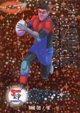 2023 NRL Traders Power Heroes Orange - PHO09 Bradman Best Newcastle Knights