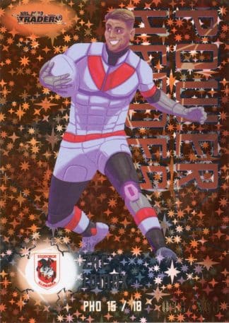 2023 NRL Traders Power Heroes Orange - PHO15 Zac Lomax St George Dragons