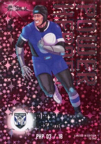 2023 NRL Traders Power Heroes Pink - PHP03 Matt Burton Canterbury Bulldogs