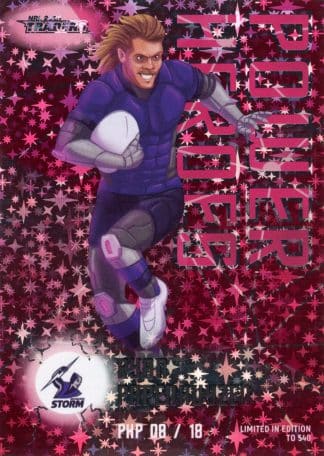 2023 NRL Traders Power Heroes Pink - PHP08 Ryan Papenhuyzen Melbourne Storm