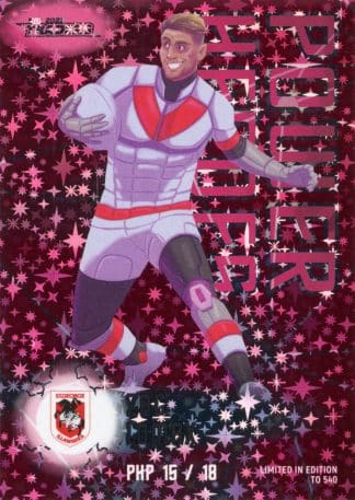 2023 NRL Traders Power Heroes Pink - PHP15 Zac Lomax St George Dragons