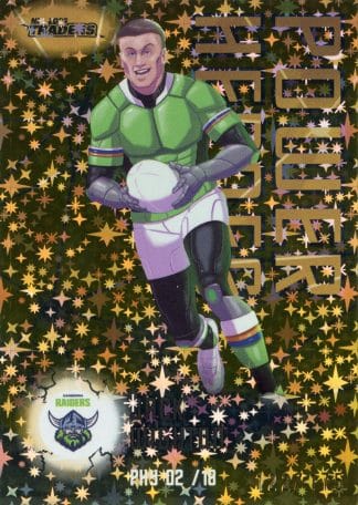 2023 NRL Traders Power Heroes Yellow - PHY02 Jack Wighton Canberra Raiders