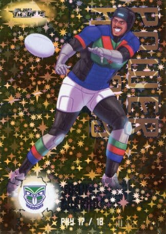 2023 NRL Traders Power Heroes Yellow - PHY17 Josh Curran Warriors