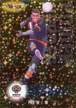 2023 NRL Traders Power Heroes Yellow - PHY18 Adam Doueihi Wests Tigers
