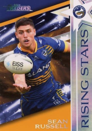 2023 NRL Traders Rising Stars Album Cards - RSA10 Sean Russell Parramatta Eels