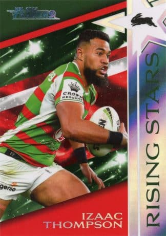 2023 NRL Traders Rising Stars Album Cards - RSA12 Izaac Thompson South Sydney Rabbitohs