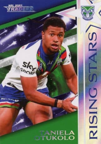 2023 NRL Traders Rising Stars Album Cards - RSA15 Taniela Otukolo Warriors