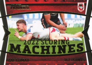 2023 NRL Traders Scoring Machines - SM13 Zac Lomax St George Dragons