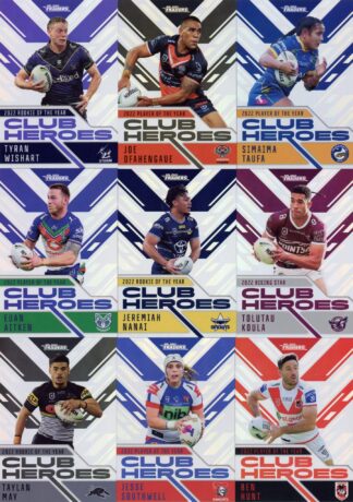 2023 NRL Traders Club Heroes - Full Set of 44 Cards