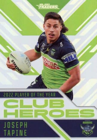 2023 NRL Traders Club Heroes - CH03 Joseph Tapine Canberra Raiders