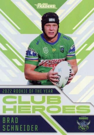 2023 NRL Traders Club Heroes - CH04 Brad Schneider Canberra Raiders