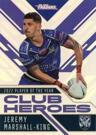 2023 NRL Traders Club Heroes - CH05 Jeremy Marshall-King Canterbury Bulldogs