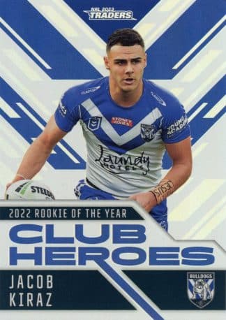 2023 NRL Traders Club Heroes - CH06 Jacob Kiraz Canterbury Bulldogs