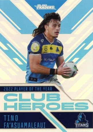 2023 NRL Traders Club Heroes - CH09 Tino Fa'asuamaleaui Gold Coast Titans