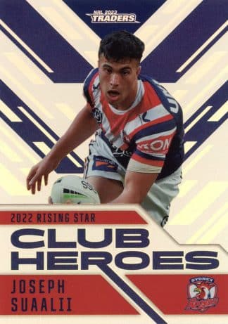 2023 NRL Traders Club Heroes - CH28 Joseph Suaalii Sydney Roosters