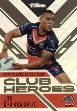 2023 NRL Traders Club Heroes - CH31 Joe Ofahengaue Wests Tigers