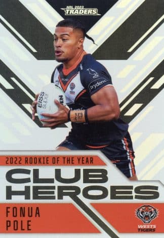 2023 NRL Traders Club Heroes - CH32 Fonua Pole Wests Tigers