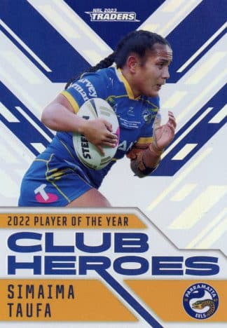 2023 NRL Traders Club Heroes - CH40 Simaima Taufa Parramatta Eels