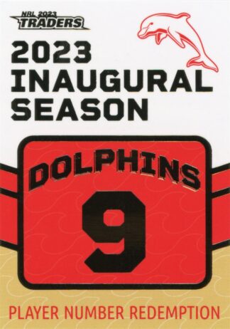 2023 NRL Traders Unredeemed Dolphins Inaugural Card - D09 Jeremy Marshall-King