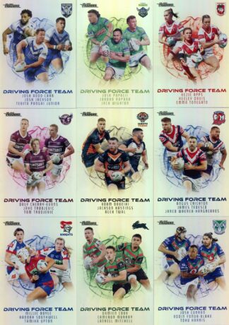 2023 NRL Traders Driving Force Team - Full Set of 22 Cards