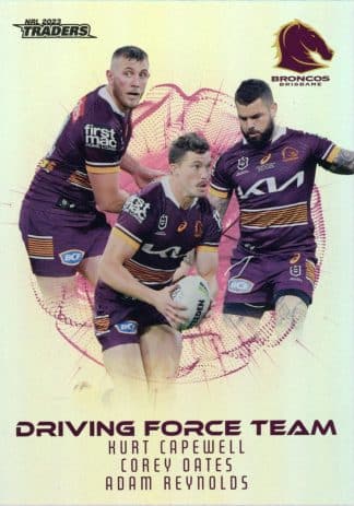 2023 NRL Traders Driving Force Team - DFT01 Brisbane Broncos