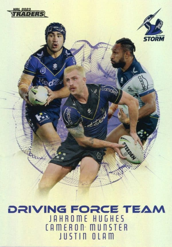 2023 NRL Traders Driving Force Team - DFT07 Melbourne Storm