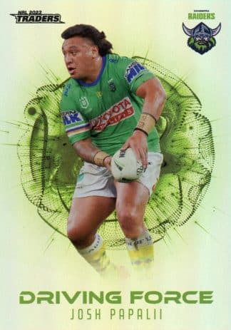2023 NRL Traders Driving Force - DF04 Josh Papalii Canberra Raiders
