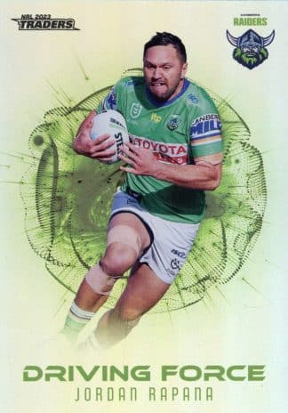 2023 NRL Traders Driving Force - DF05 Jordan Rapana Canberra Raiders