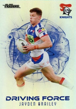 2023 NRL Traders Driving Force - DF22 Jayden Brailey Newcastle Knights