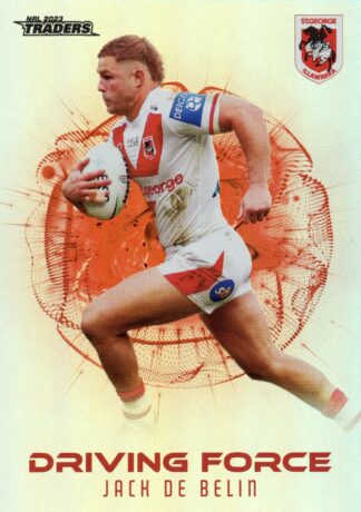 2023 NRL Traders Driving Force - DF38 Jack De Belin St George Dragons