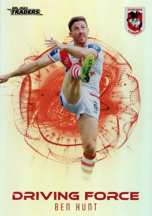 2023 NRL Traders Driving Force - DF39 Ben Hunt St George Dragons