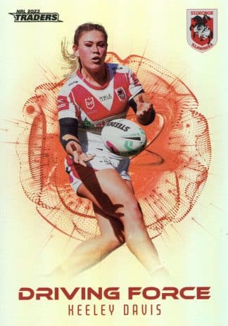 2023 NRL Traders Driving Force - DF62 Keeley Davis St George Dragons