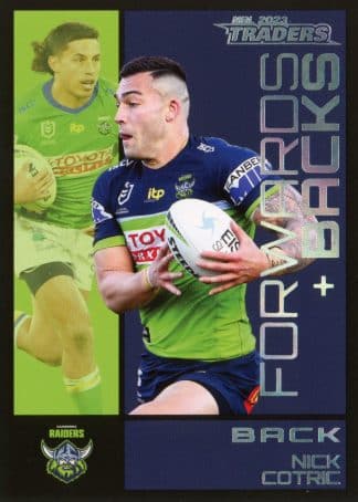 2023 NRL Traders Forwards & Backs - FB04 Nick Cotric Canberra Raiders