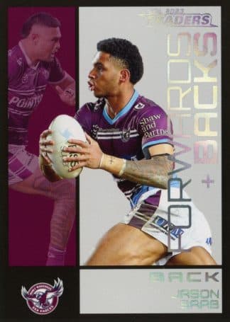 2023 NRL Traders Forwards & Backs - FB12 Jason Saab Manly Sea Eagles
