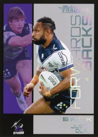 2023 NRL Traders Forwards & Backs - FB14 Justin Olam Melbourne Storm
