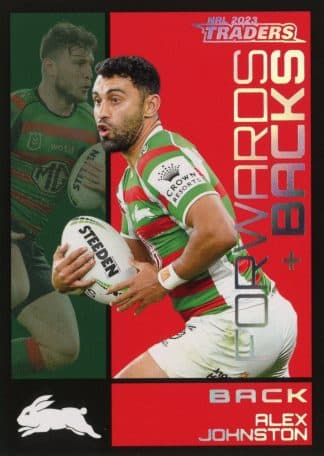 2023 NRL Traders Forwards & Backs - FB24 Alex Johnston South Sydney Rabbitohs