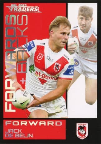 2023 NRL Traders Forwards & Backs - FB25 Jack De Belin St George Dragons
