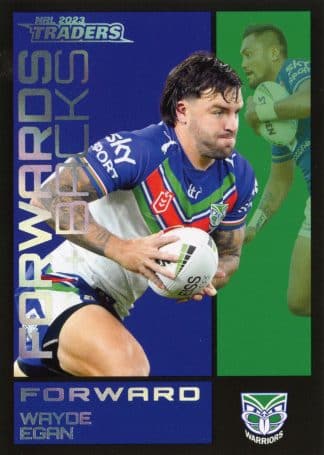 2023 NRL Traders Forwards & Backs - FB29 Wayde Egan Warriors