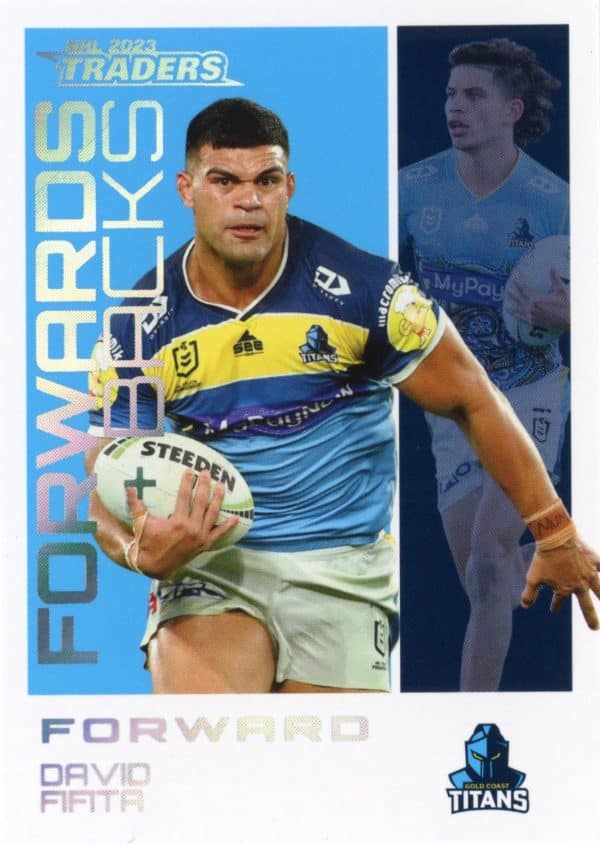 2023 NRL Traders Forwards & Backs Parallel - FBP09 David Fifita Gold Coast Titans